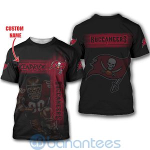 Tampa Bay Buccaneers Mascot Custom Name 3D All Over Printed Shirt Product Photo