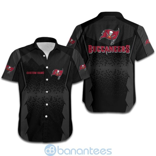 Tampa Bay Buccaneers NFL Football Team Custom Name Black 3D All Over Printed Shirt Product Photo