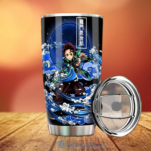 Tanjiro Water Breathing Skill Custom Demon Slayer Anime Tumbler Product Photo