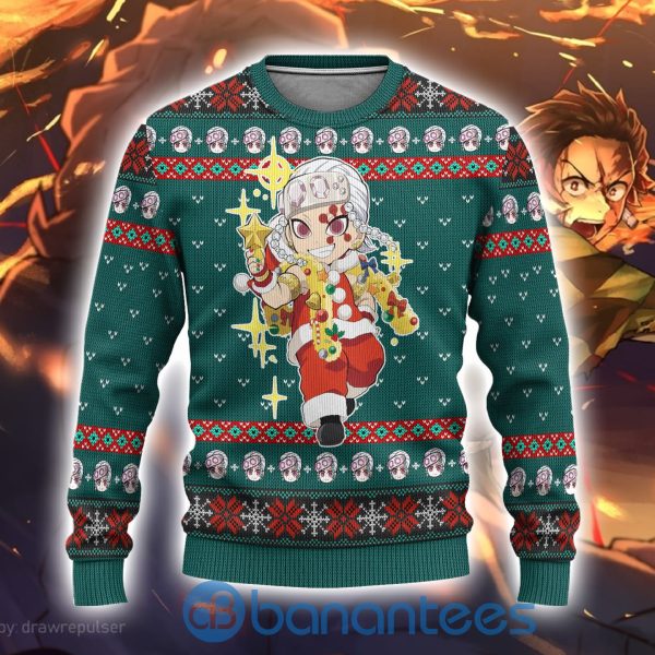 Tengen Uzui Demon Slayer Anime Ugly Christmas Sweater All Over Printed Product Photo