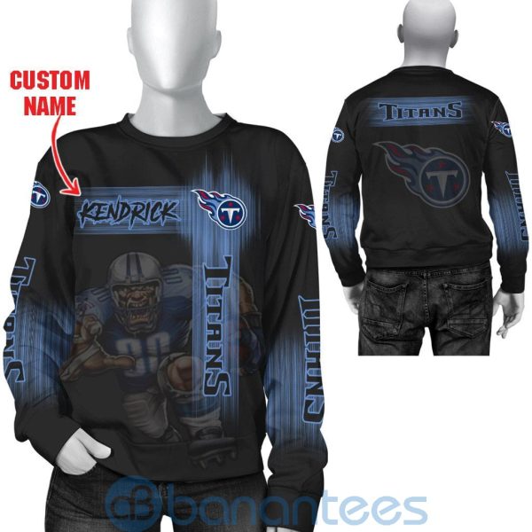 Tennessee Titans Mascot Custom Name 3D All Over Printed Shirt Product Photo