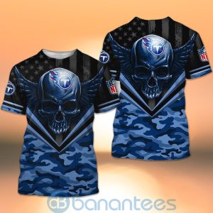 Tennessee Titans Skull Wings 3D All Over Printed Shirt Product Photo