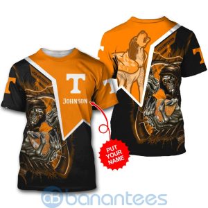 Tennessee Volunteers Custom Name 3D All Over Printed Shirt Product Photo