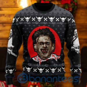 The Texas Chainsaw Massacre All Over Printed Christmas Sweater Product Photo