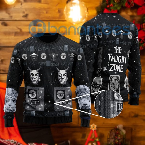 The Twilight Zone All Over Printed Ugly Christmas Sweater Product Photo