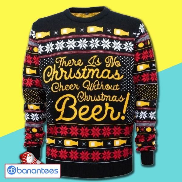 There Is No Christmas Cheer Without Christmas Beer Ugly Christmas Sweater 3D Shirt Product Photo