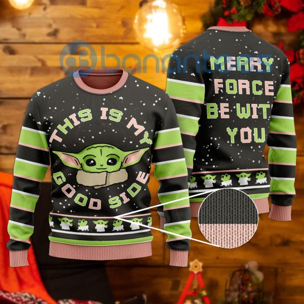 This Is My Good Side All Over Printed Ugly Christmas Sweater Product Photo