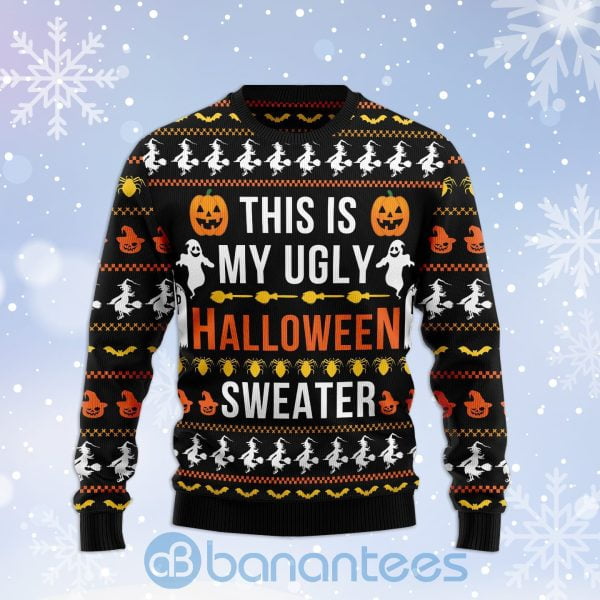 This Is My Ugly Halloween 3D Sweater Ugly Christmas 3D Sweater Product Photo
