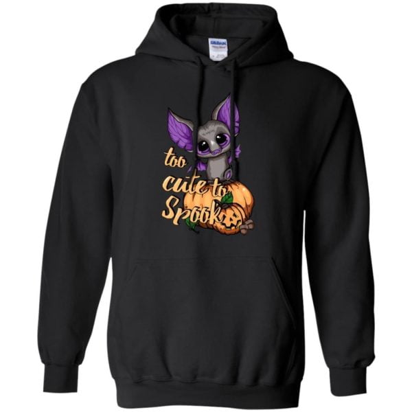 Too Cute To Spook Pumpkin Happy Halloween T Shirt Hoodie Sweatshirt Product Photo