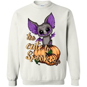 Too Cute To Spook Pumpkin Happy Halloween T Shirt Hoodie Sweatshirt Product Photo