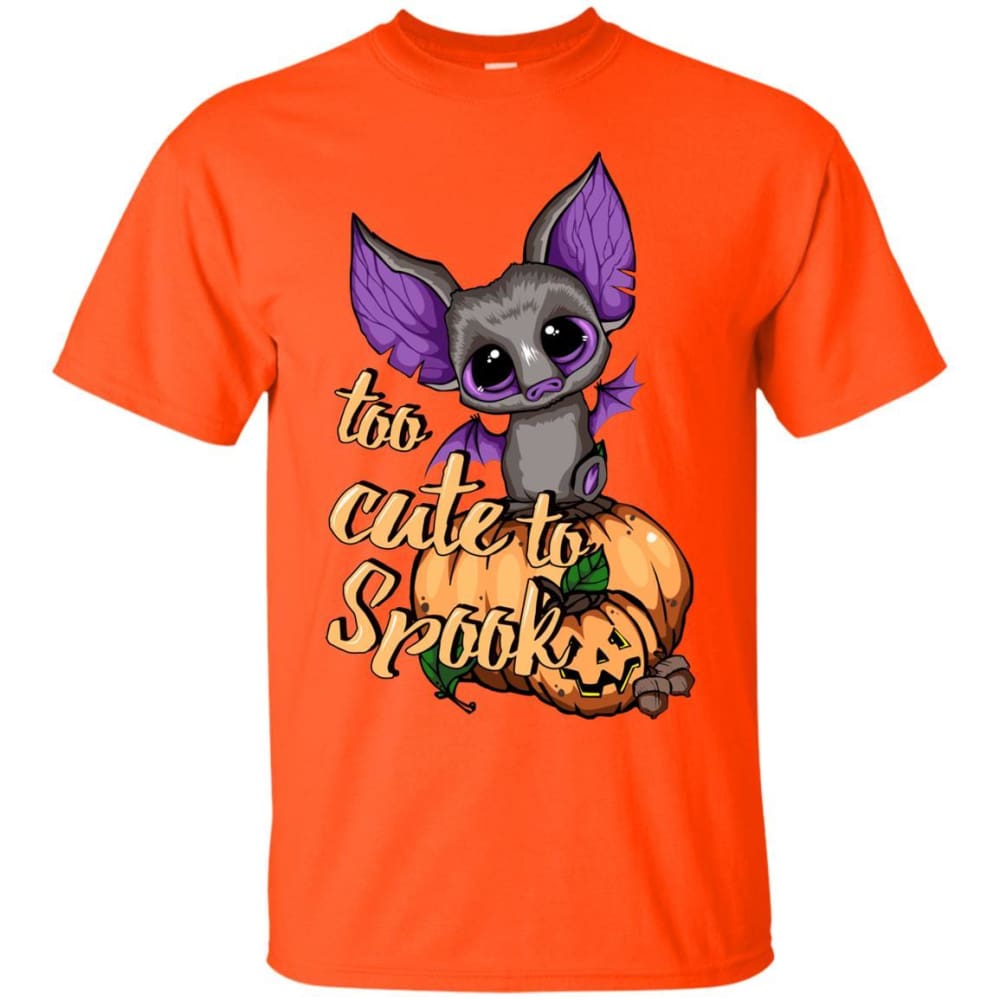 Too Cute To Spook Pumpkin Happy Halloween T-Shirt Hoodie Sweatshirt