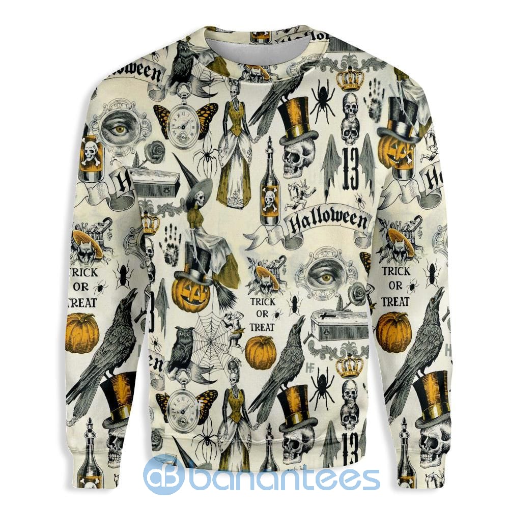 Trickery Halloween Best Gift Ugly Christmas 3D Sweater