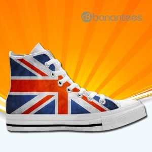 United Kingdom Uk Flag High Top Canvas Shoes Sneakers For Men And Women Product Photo