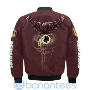 Washington Redskins Logo Eagle Skull Bomber Jacket Product Photo