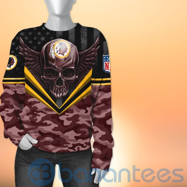 Washington Redskins Skull Wings 3D All Over Printed Shirt Product Photo