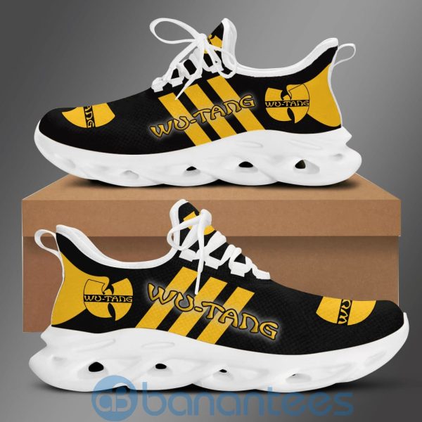 Wutang Clan Fans Yellow Striped Max Soul Shoes For Men And Women Product Photo