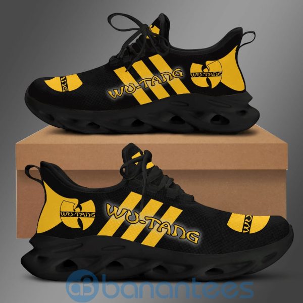 Wutang Clan Fans Yellow Striped Max Soul Shoes For Men And Women Product Photo