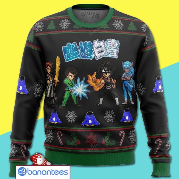 Yu Yu Hakusho Ghost Fighter Sprites Full Print Ugly Christmas Sweater Product Photo