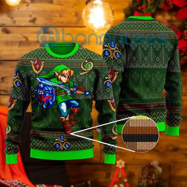 Zelda Link Premium All Over Printed Ugly Christmas Sweater Product Photo