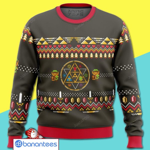 Zelda Rubies All Over Print Ugly Christmas Sweater Product Photo