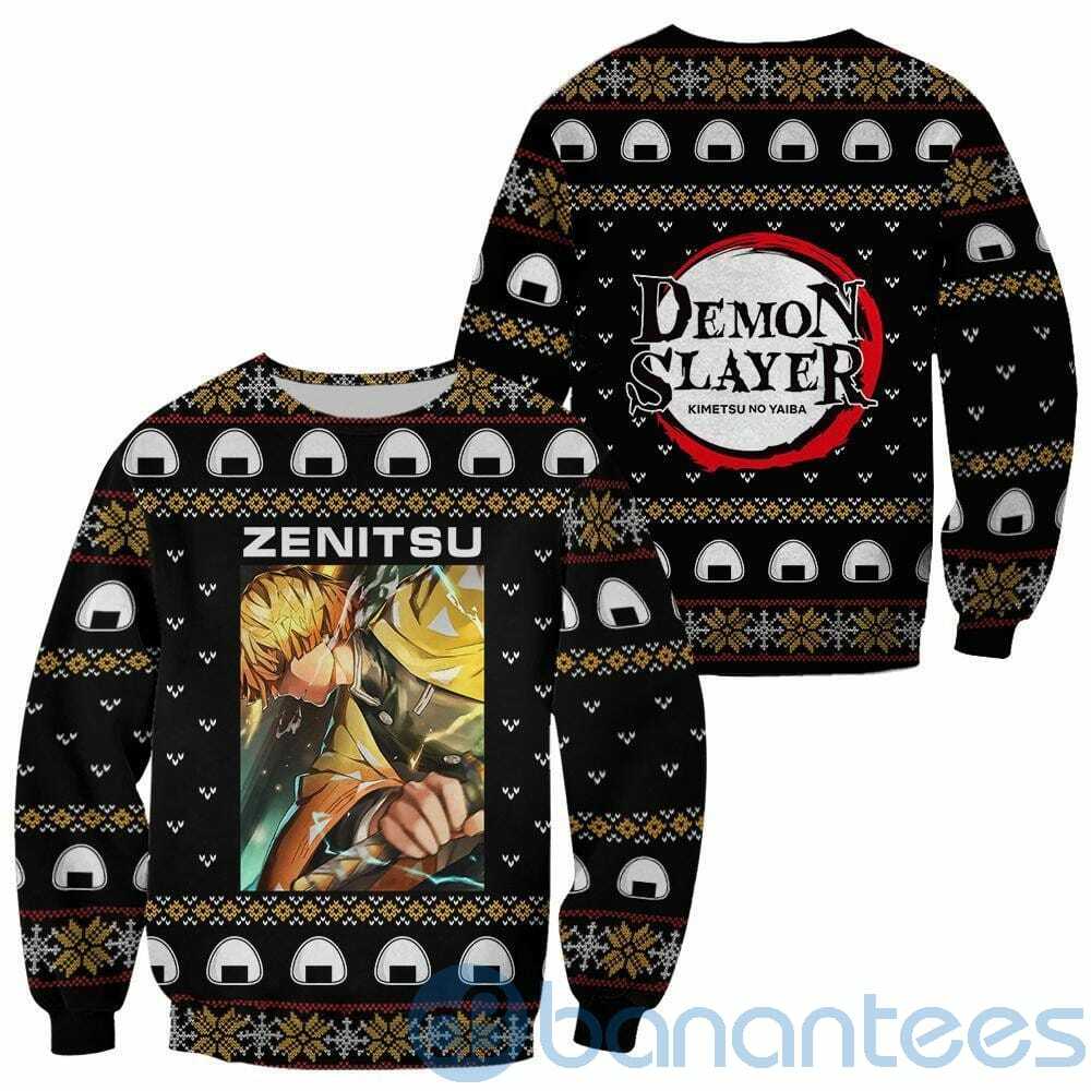 Zenitsu Agatsuma Christmas Demon Slayer Anime Lover All Over Printed 3D Shirt