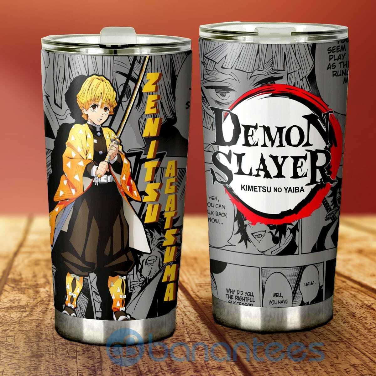Zenitsu Agatsuma Tumbler Custom Demon Slayer Anime Gifts For Fans