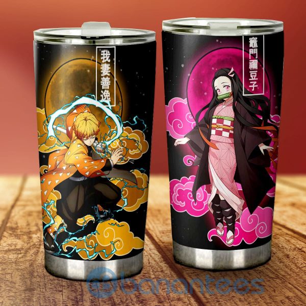 Zenitsu And Nezuko Tumbler Custom Anime Demon Slayer For Fans Product Photo