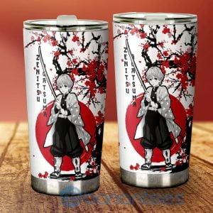 Zenitsu Tumbler Custom Japan Style Demon Slayer Anime Fans Product Photo