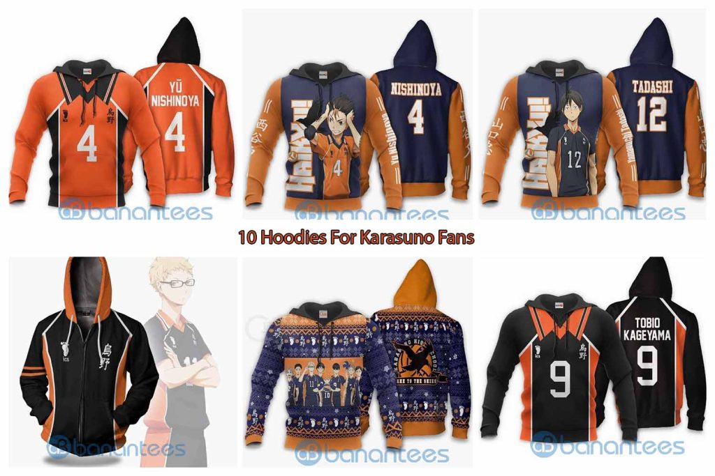 10 Hoodies For Karasuno Fans
