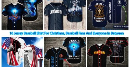 16 Jersey Baseball Shirt For Christians, Baseball Fans And Everyone In Between