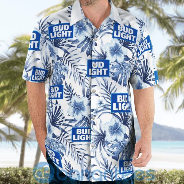 3D LitmusBusch Light Bud Light For Beer Lover Hawaiian Shirt Product Photo