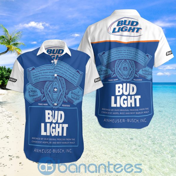 3D LitmusBusch Light Bud Light For Beer Lover Hawaiian Shirt Beer Lover Product Photo