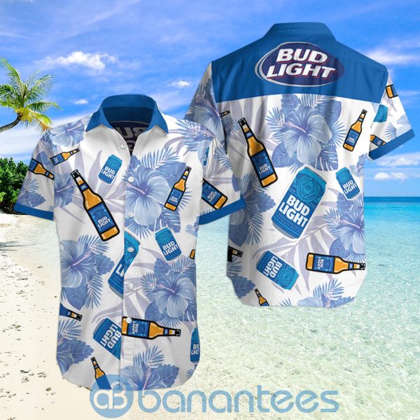 3D LitmusBusch Light Bud Light Lover For Beer Lover Hawaiian Shirt Product Photo