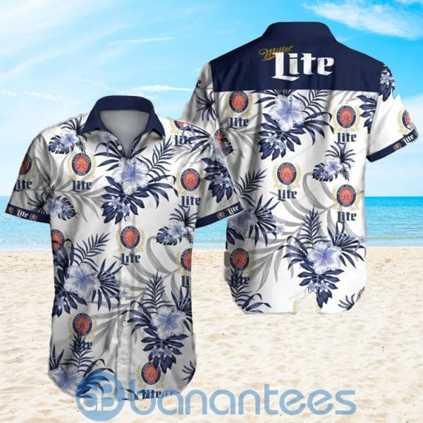 3D Miller Lite Miller Lite Button Up Shirt For Beer Lover Hawaiian Shirt Product Photo