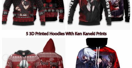 5 3D Printed Hoodies With Ken Kaneki Prints