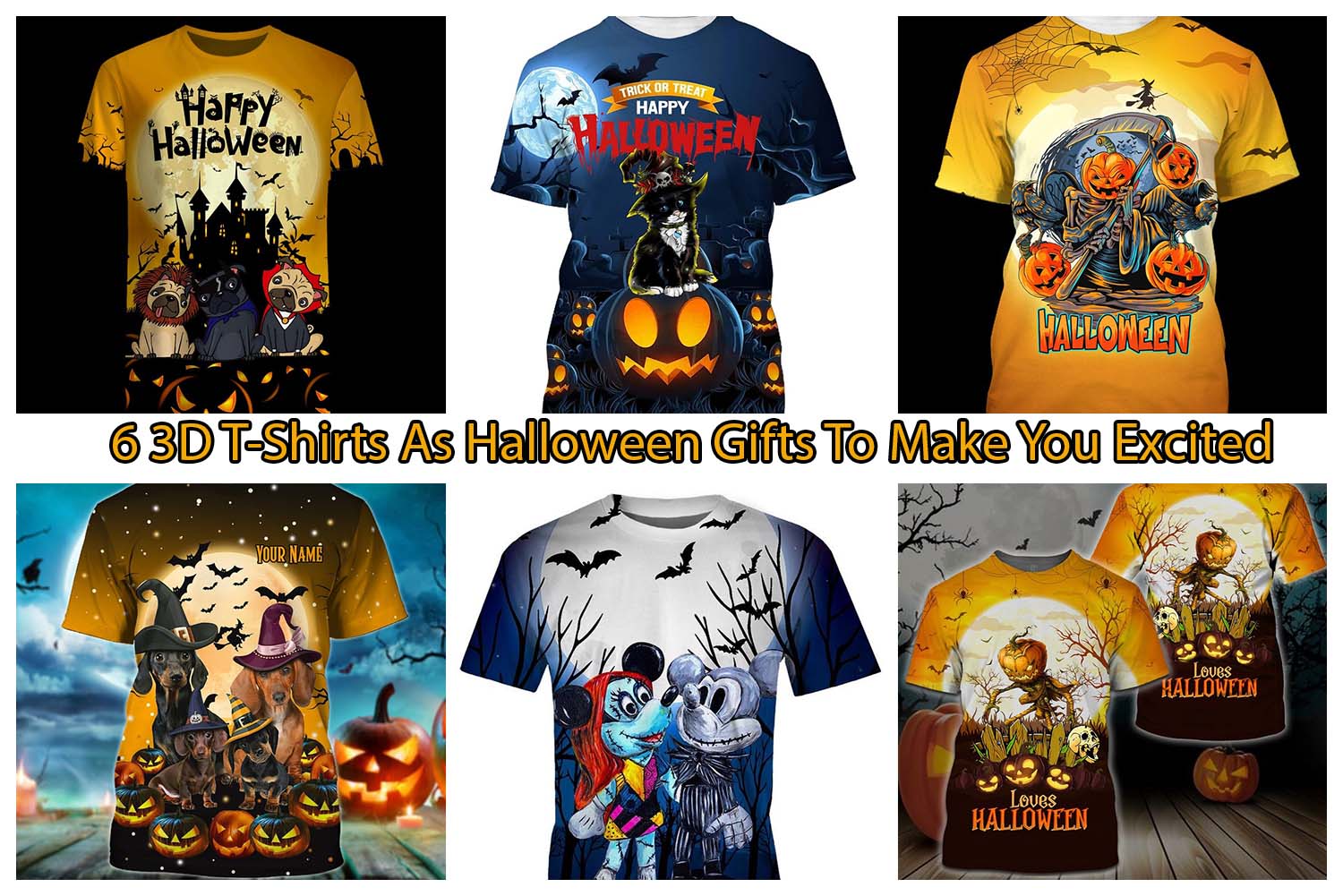 6 3D T-Shirts As Halloween Gifts To Make You Excited