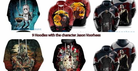9 Hoodies with the character Jason Voorhees