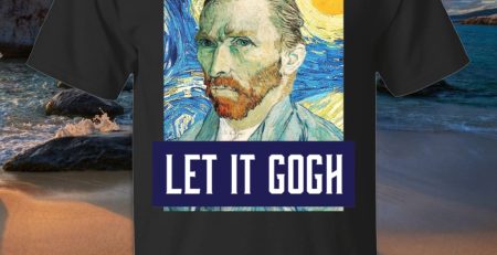 2 T-Shirts Printed With The Genius Artist Of Van Gogh's Starry Night Painting
