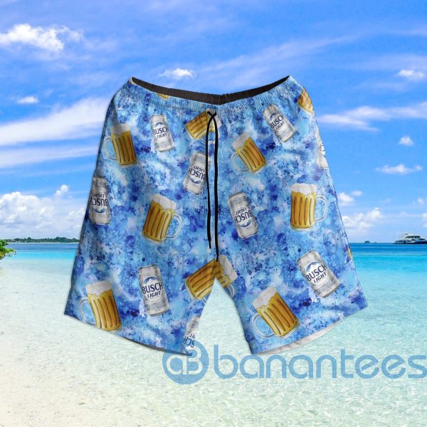 Beach Light Cans Tie Dye Beach Shorts Beer Lovers Father Day Gift Product Photo