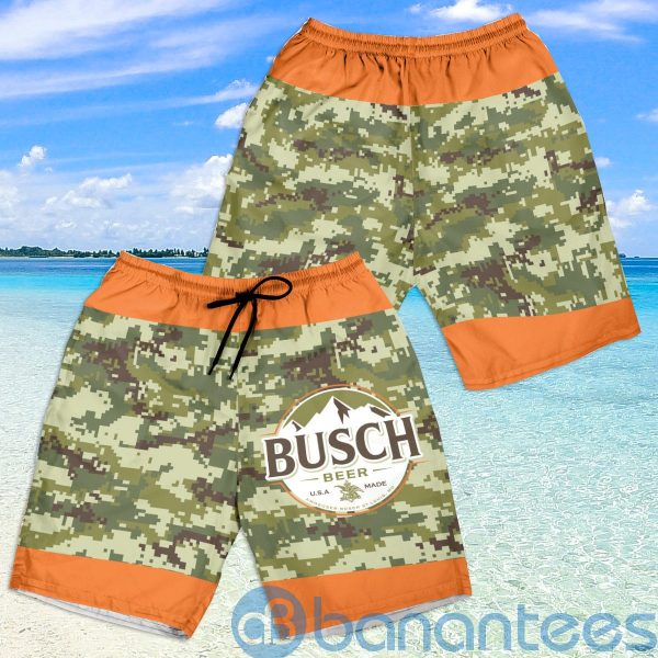 Busch Light Camo Army Beach Shorts Beer Lovers Father Day Gift Product Photo