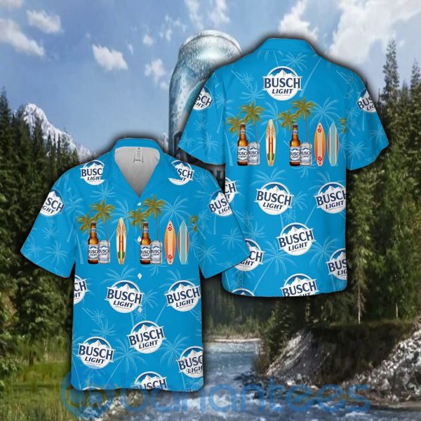 Busch Light Coconut Surfing For Beer Lover Hawaiian Shirt Product Photo