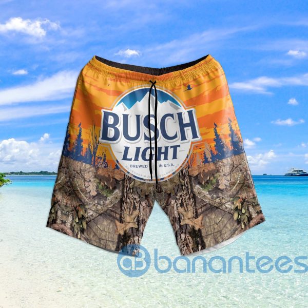 Busch Light Forest Beach Shorts Beer Lovers Father Day Gift Product Photo