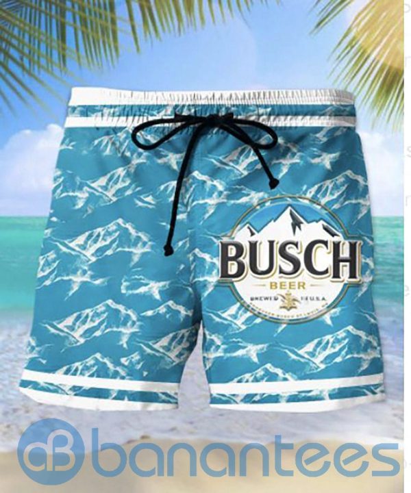 Busch Light Ice In The USA Beach Shorts Beer Lovers Father Day Gift Product Photo