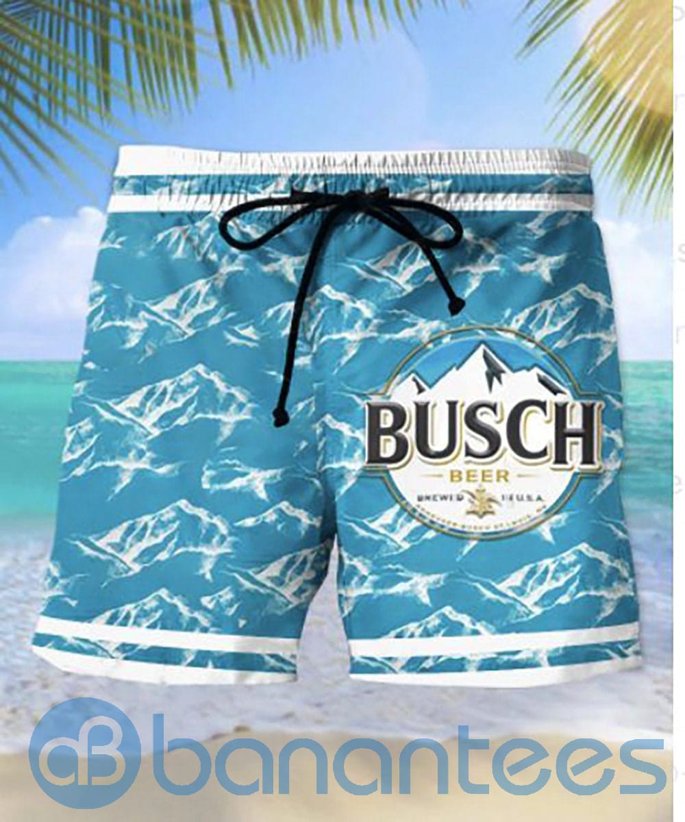 Busch Light Ice In The USA Beach Shorts Beer Lovers Father Day Gift