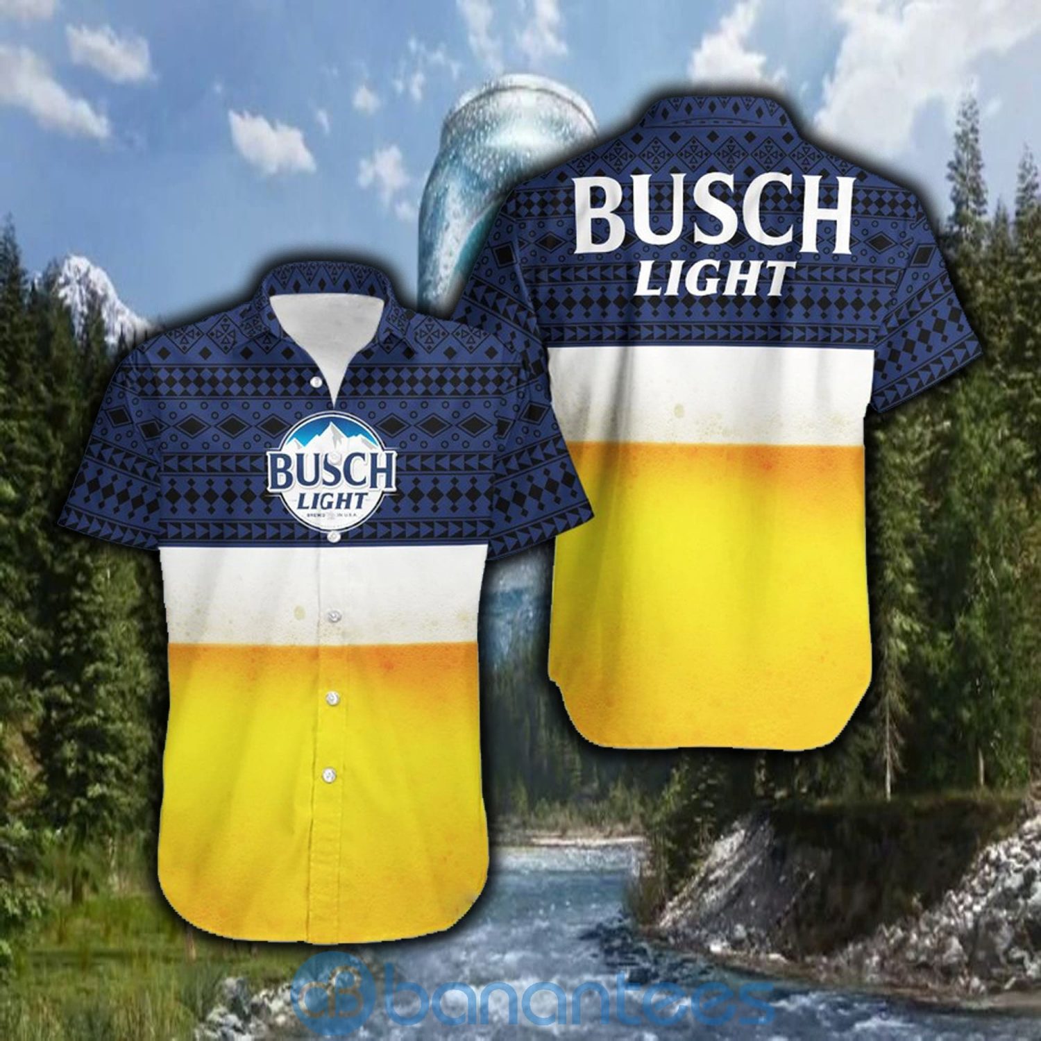 Busch Light Mandala For Beer Lover Hawaiian Shirt