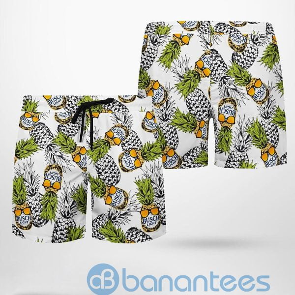 Busch Light Pineapple Pattern Beach Shorts Beer Lovers Father Day Gift Product Photo