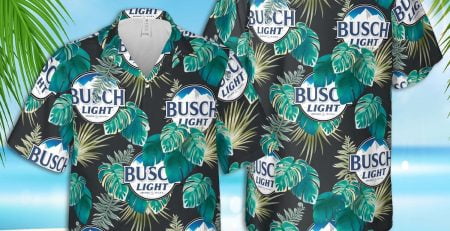 3 Busch Light printed Hawaiian shirts for beer lovers