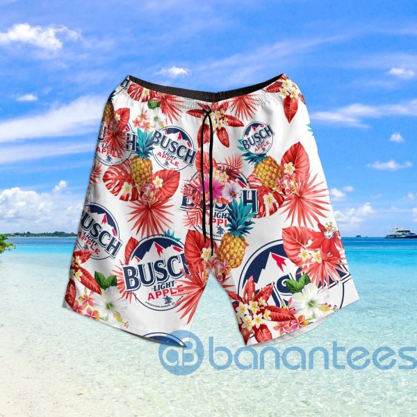Busch Light Tropical Red Beach Shorts Beer Lovers Father Day Gift Product Photo