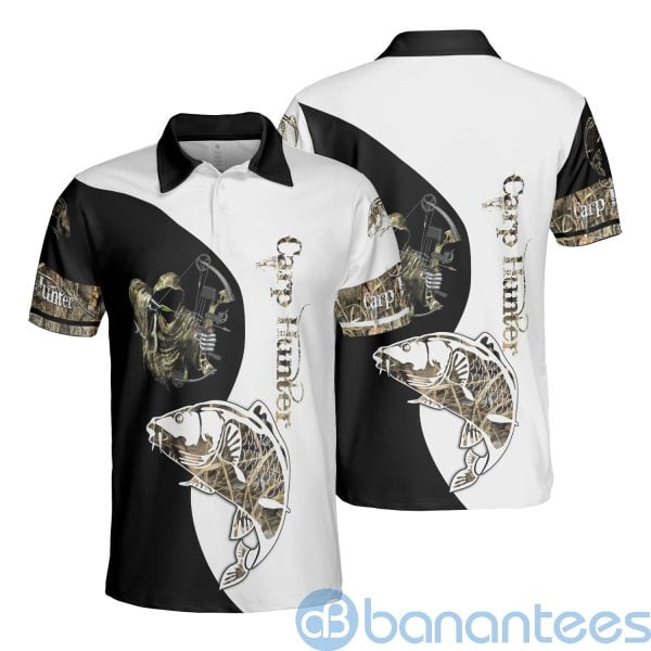 Carp Hunter Bowfishing Gift For Father's Day Polo Shirt Product Photo