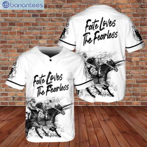 Custom Fate Loves The Fearless Horse Racing Jersey Baseball Shirtproduct photo 1